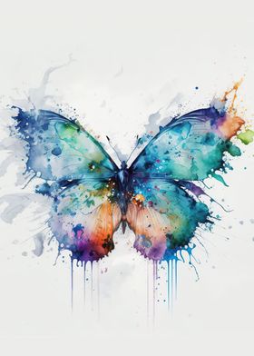 watercolor butterfly