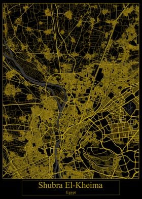 Shubra El Kheima Egypt Map