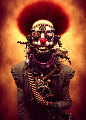 47 Steampunk Evil Clown
