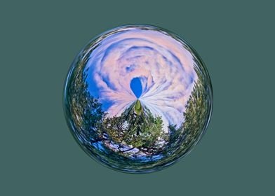 Circular landscape art