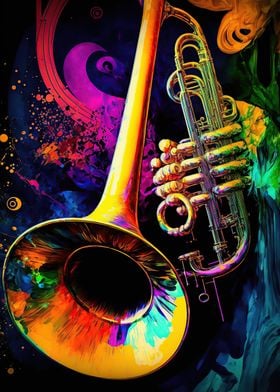 Trumpet Colorful