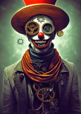 46 Steampunk Evil Clown