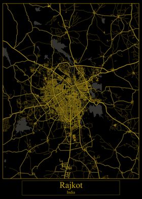 Rajkot India Gold Map