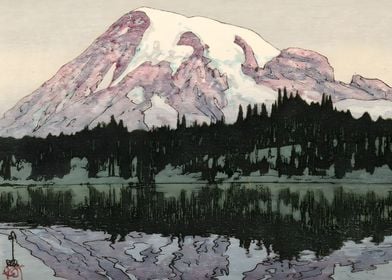 Ukiyo e Reflection Lakes