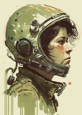 Astronaut Girl II