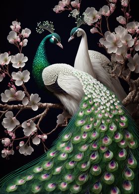 Magnificent peacock