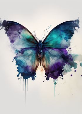 watercolor butterfly