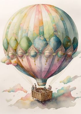 Balloon watercolor