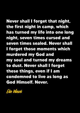 Elie Wiesel quote