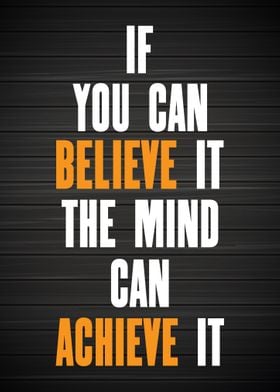 Believe in Your Mind