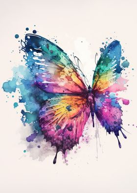 watercolor butterfly