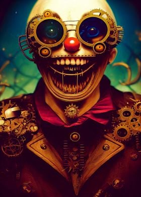 49 Steampunk Evil Clown