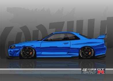 NISSAN SKYLINE GTR R34