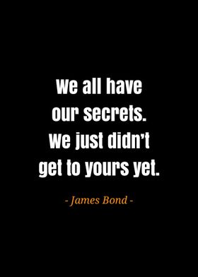 quote James Bond 