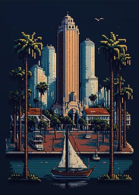 Tampa Pixel Art