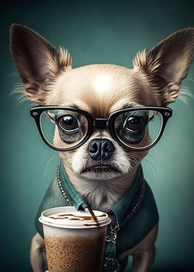 puppy dog  coffee