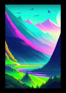 MultiColored Mountains