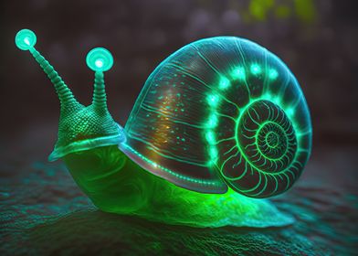 Snail neon