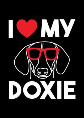 I love My Doxie Retro