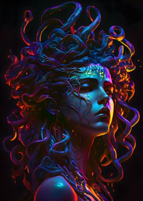 Neon Medusa