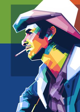 Van Zandt Pop Art WPAP