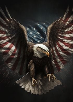 American Flag Posters Online - Shop Unique Metal Prints, Pictures