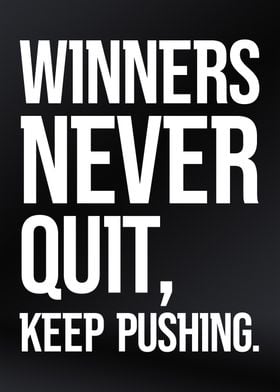 Winners Never Quit