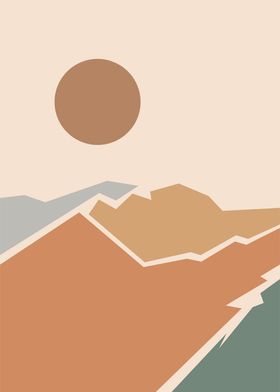 abstract mountain