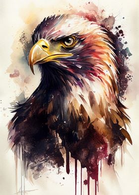 Eagle Watercolor