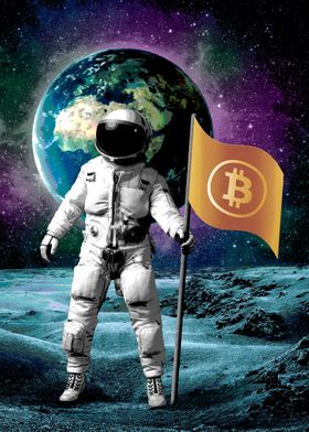 Cryptocurrency Astronaut 