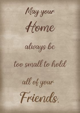 May your home always be 