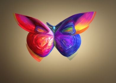 A colorful butterfly