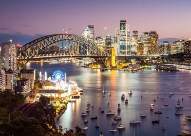 Sydney Skyline and Bridge