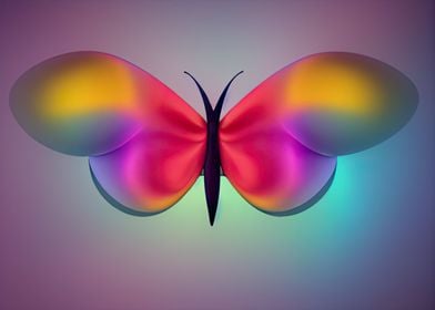 A colorful butterfly