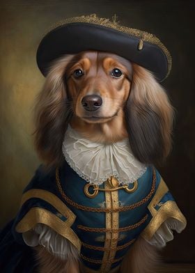 Cream Dachshund Gentleman 