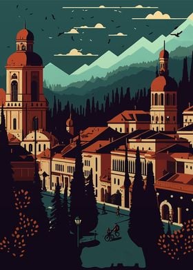 Ljubljana Pixel Art