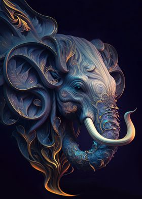 Spiritual wave elephant