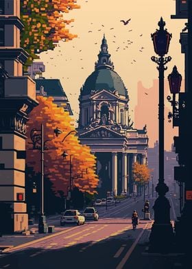 Bucharest Pixel Art