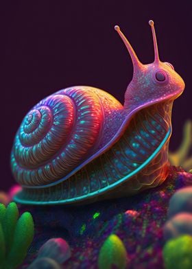 Snail neon