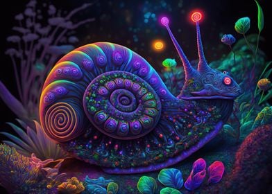 Snail neon