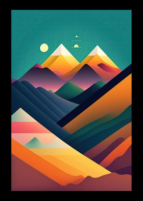 Multicolored Mountains