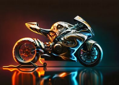 neon motorcycle 011