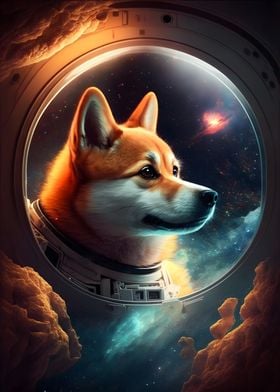 Shiba Inu Journey to Space