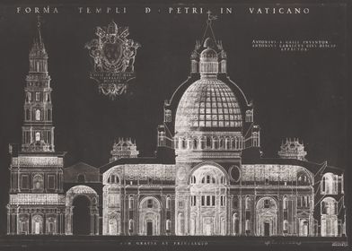 Vatican basilica blueprint