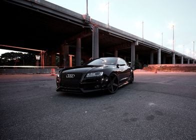 Black Luxury Audi Car