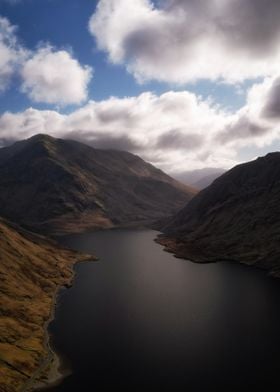 Above the valley