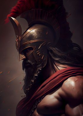 'king Of Sparta' Poster By Goodlifeimages 