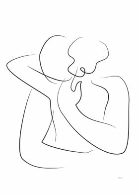 Embrace line drawing