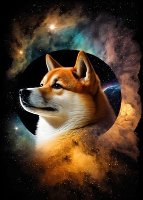 Space Odyssey Shiba Inu