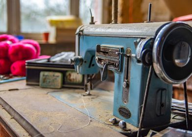 Antique sewing